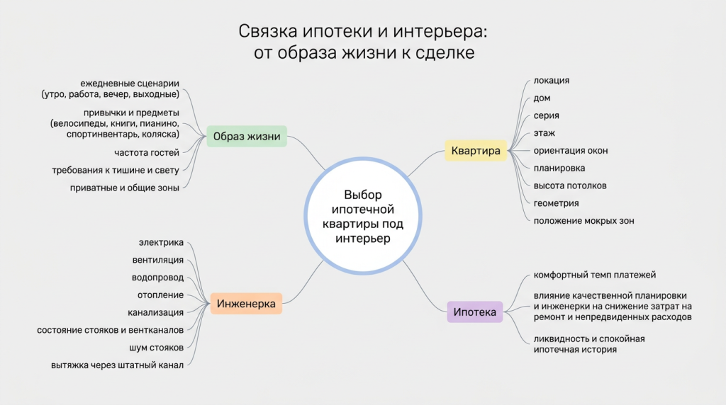 Связка ипотеки и интерьера